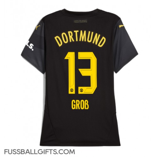 Borussia Dortmund Pascal Gross #13 Fußballbekleidung Auswärtstrikot Damen 2024-25 Kurzarm